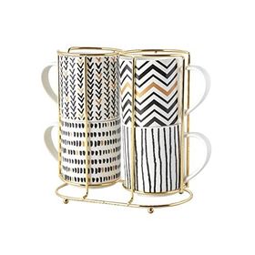 Karaca Nomar 5 Parça Standlı Small Mug Seti