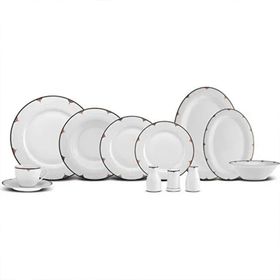 Karaca Nora New Bone 74 Parça 12 Kişilik Yemek Takımı