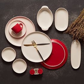 Karaca Nordic Red 27 Parça Kahvaltı Seti