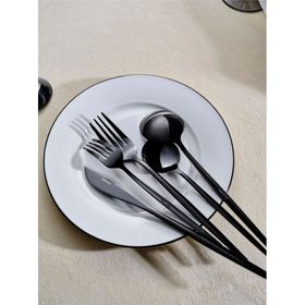 Karaca Orion 30 Parça 6 Kişilik Black Çatal Kaşık Bıçak Takımı