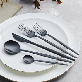 Karaca Orion 30 Parça 6 Kişilik Black Çatal Kaşık Bıçak Takımı