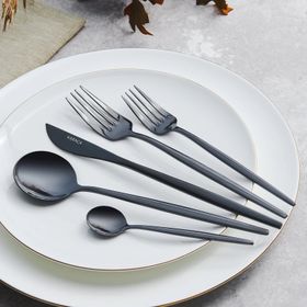 Karaca Orion 30 Parça 6 Kişilik Black Çatal Kaşık Bıçak Takımı