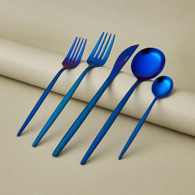 Karaca Orion 30 Parça 6 Kişilik Blue Çatal Kaşık Bıçak Takımı