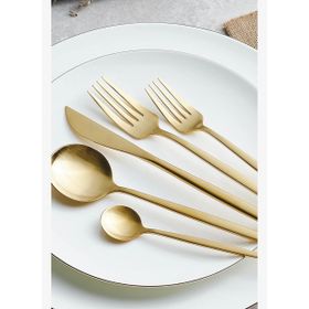 Karaca Orion 30 Parça 6 Kişilik Matte Gold Çatal Kaşık Bıçak Takımı