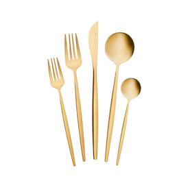 Karaca Orion 30 Parça 6 Kişilik Matte Gold Çatal Kaşık Bıçak Takımı