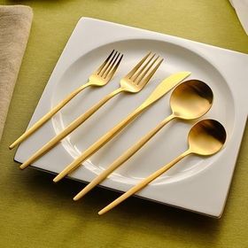 Karaca Orion Mat Gold 12 Kişilik 60 Parça Çatal Kaşık Bıçak Takımı