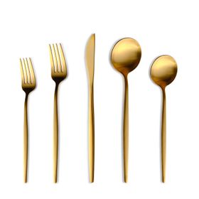 Karaca Orion Mat Gold 12 Kişilik 60 Parça Çatal Kaşık Bıçak Takımı
