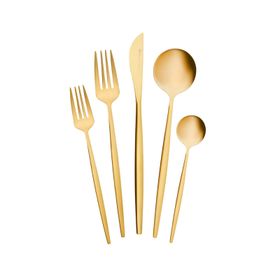 Karaca Orion Matte Gold 30 Parça 6 Kişiik Çatal Kaşık Bıçak Seti
