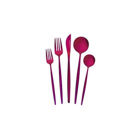 Karaca Orion Purple 6 Kişilik 30 Parça Çatal Kaşık Bıçak Seti