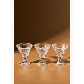 Karaca Pamela 215 ml 3 Parça Cam Dondurmalık