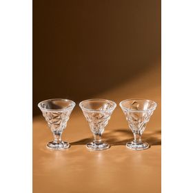 Karaca Pamela 215 ml 3 Parça Cam Dondurmalık