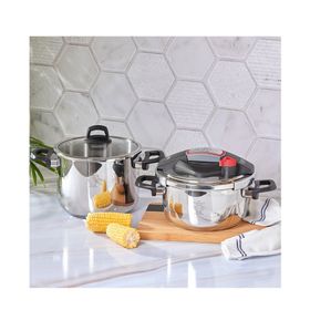 Karaca Perfect Red İndüksiyon Tabanlı 4+6 lt Düdüklü Tencere Seti