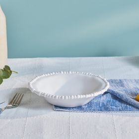 Karaca Perla 22 cm Beyaz Melamin Çukur Tabak