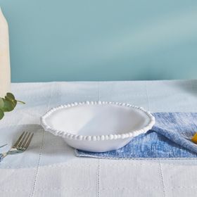Karaca Perla 22 cm Beyaz Melamin Çukur Tabak
