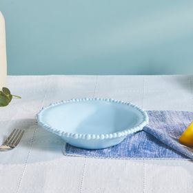 Karaca Perla 22 cm Mavi Melamin Çukur Tabak