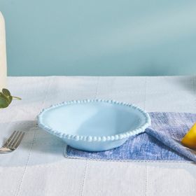 Karaca Perla 22 cm Mavi Melamin Çukur Tabak
