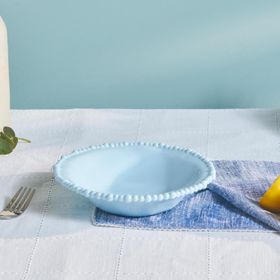 Karaca Perla 22 cm Mavi Melamin Çukur Tabak