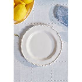 Karaca Perla 23 cm Beyaz Melamin Pasta Tabağı