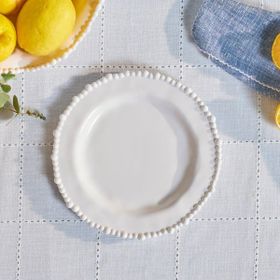 Karaca Perla 23 cm Beyaz Melamin Pasta Tabağı