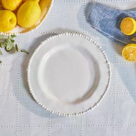 Karaca Perla 28 cm Beyaz Melamin Servis Tabağı