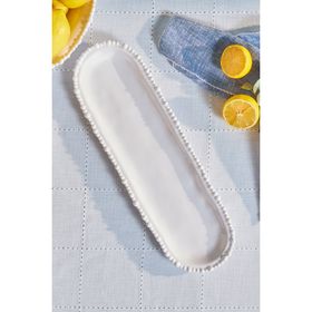 Karaca Perla 44 cm Beyaz Melamin Kayık Tabak