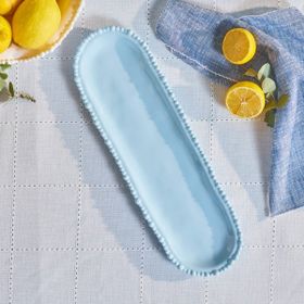 Karaca Perla 44 cm Mavi Melamin Kayık Tabak