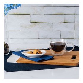 Karaca Pia Çift Cidarlı Oval 175 ml Kahve Fincanı
