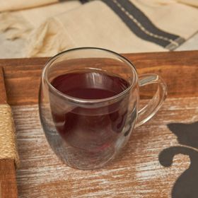 Karaca Pia Çift Cidarlı Siyah 300 ml Kupa