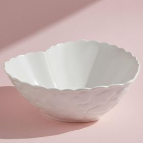 Karaca Pink Love Beyaz 23 cm Salata Kasesi