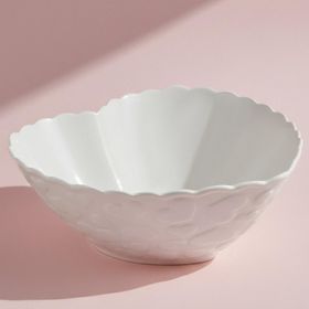 Karaca Pink Love Beyaz 23 cm Salata Kasesi