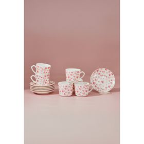 Karaca Pinky 6 Kişilik 80 ml Kahve Fincan Takımı