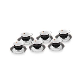Karaca Piraye 6 Kişilik 80 ml Kahve Fincan Takımı