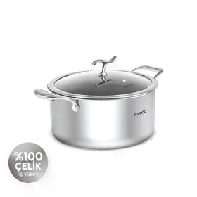 Karaca Plasma Steel 316+3PLY 22 cm Tencere