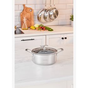 Karaca Plasma Steel 316+3PLY 22 cm Tencere