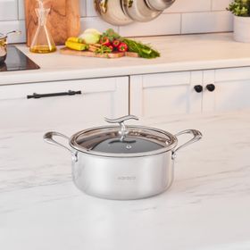 Karaca Plasma Steel 316+3PLY 22 cm Tencere