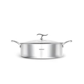 Karaca Plasma Steel 316+3PLY 28 cm Karnıyarık Tencere