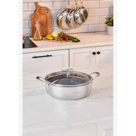 Karaca Plasma Steel 316+3PLY 28 cm Karnıyarık Tencere