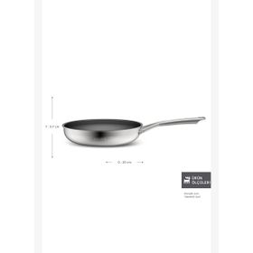 Karaca Plasma Steel 3Ply İndüksiyon Tabanlı Çelik 20 cm Tava