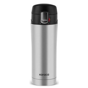 Karaca Pluton Çelik Sızdırmaz 350 ml Inox Gri Termos