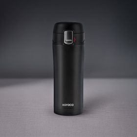 Karaca Pluton Çelik Sızdırmaz 350 ml Siyah Termos