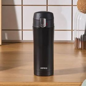 Karaca Pluton Çelik Sızdırmaz 350 ml Siyah Termos