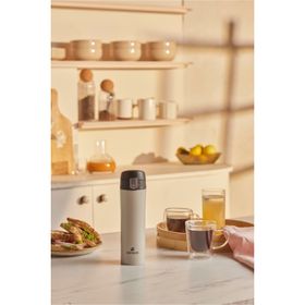 Karaca Pluton Çelik Sızdırmaz 450 ml Krem Termos