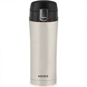 Karaca Pluton Çelik Sızdırmaz 450 ml Krem Termos