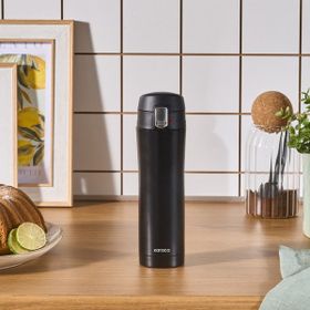 Karaca Pluton Çelik Sızdırmaz 450 ml Siyah Termos