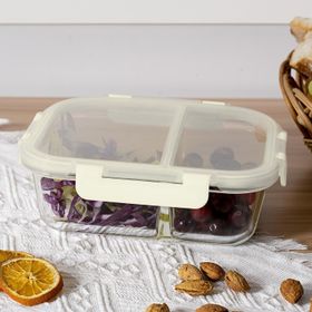 Karaca Polly Bölmeli 1000 ml Beyaz Saklama Kabı