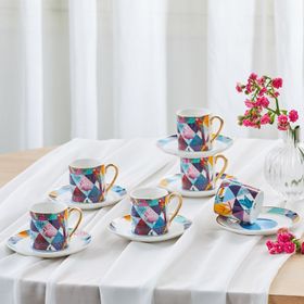 Karaca Porto 6 Kişilik 90 ml Kahve Fincan Takımı