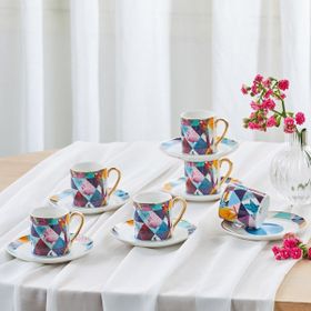 Karaca Porto 6 Kişilik 90 ml Kahve Fincan Takımı