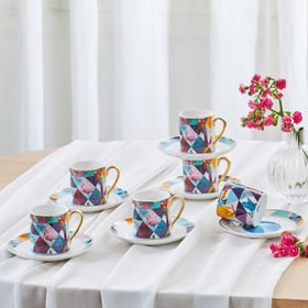 Karaca Porto 6 Kişilik 90 ml Kahve Fincan Takımı