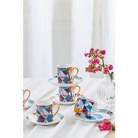Karaca Porto 6 Kişilik 90 ml Kahve Fincan Takımı
