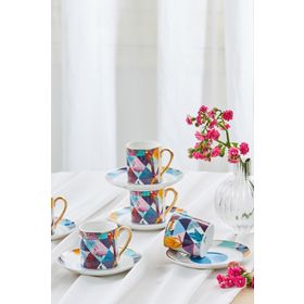 Karaca Porto 6 Kişilik 90 ml Kahve Fincan Takımı